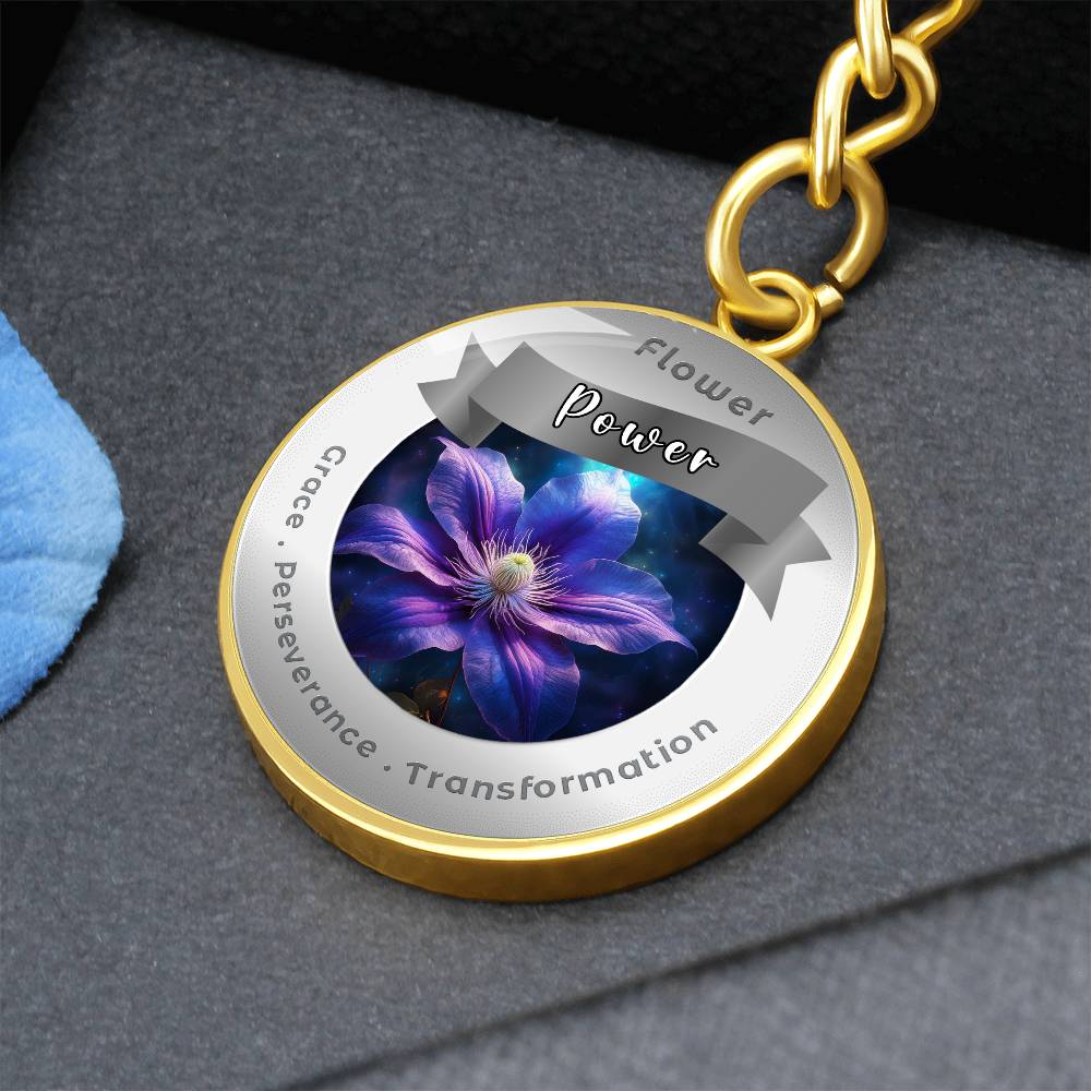 Clematis - Affirmation Pendant - More Than CharmsMore Than Charms
