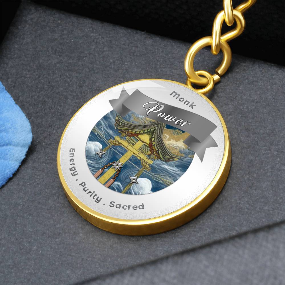 Monk 2 - RPG Fantasy Affirmation Keychain - More Than CharmsMore Than Charms