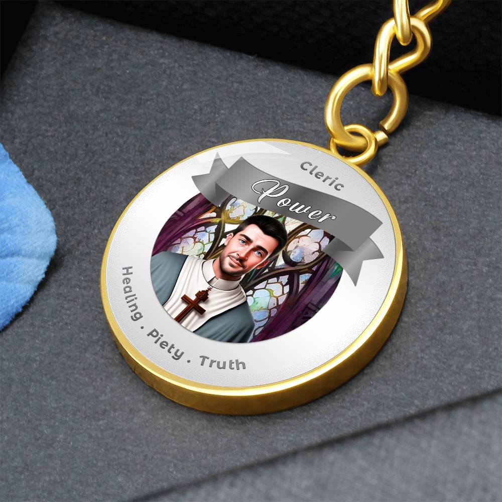 Cleric - RPG Fantasy Affirmation Keychain - More Than CharmsMore Than Charms