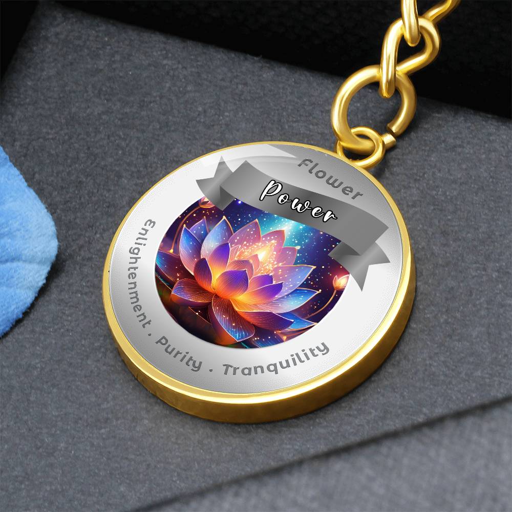 Water Lily- Affirmation Keychain- More Than CharmsMore Than Charms