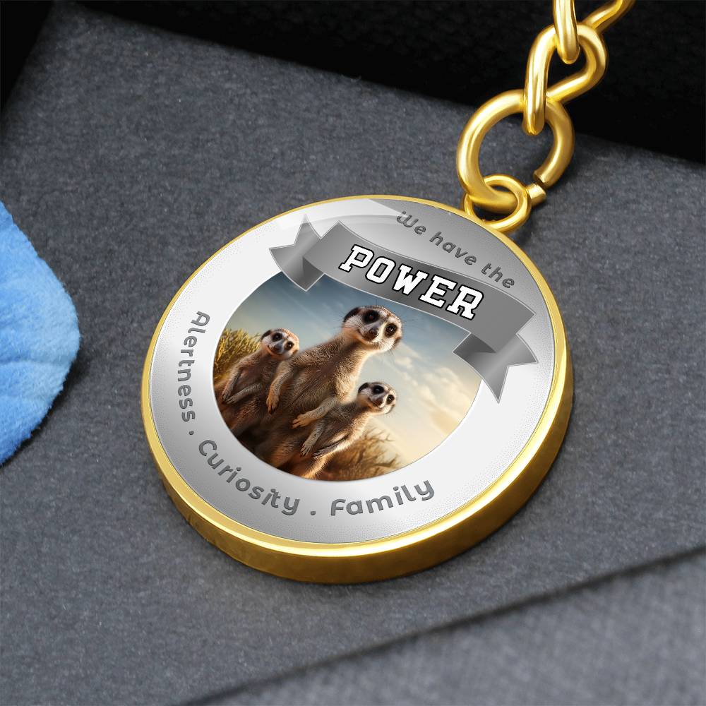 Meercat - Power Animal Affirmation Keychain - More Than CharmsMore Than Charms