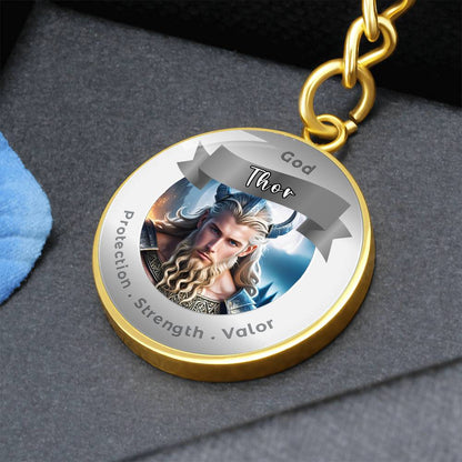 Thor - Affirmation Keychain For ProtectionStrength Valor- More Than CharmsMore Than Charms