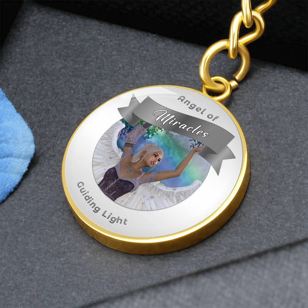 Miracles - Guardian Angel Affirmation Keychain - More Than CharmsMore Than Charms