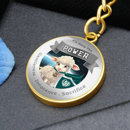 Lamb - Super Hero - Power Animal Affirmation Keychain - More Than CharmsMore Than Charms