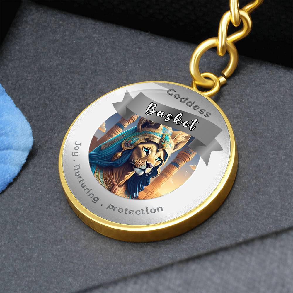 Basket - Affirmation Keychain For Joy Nurturing Protection- More Than CharmsMore Than Charms