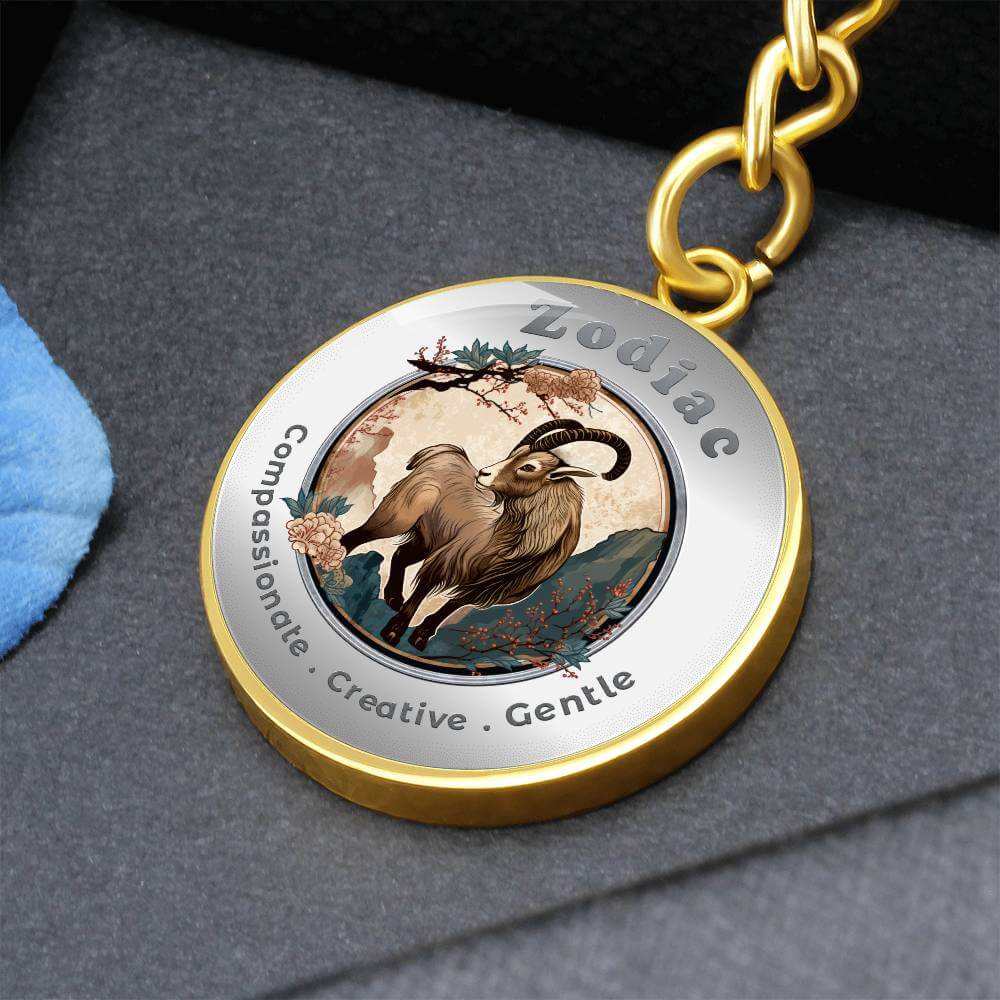 Goat - Chinese Zodiac - Affirmation Keychain - More Than CharmsMore Than Charms