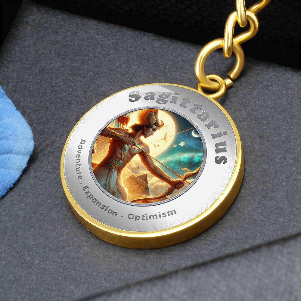 Sagittarius - Affirmation Keychain - More Than CharmsMore Than Charms
