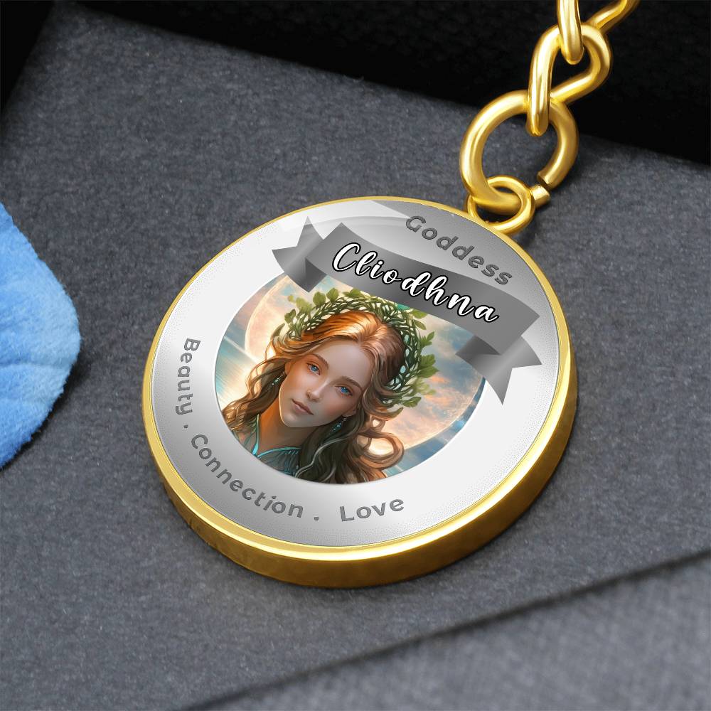 Cliodhna - Affirmation Keychain For.Beauty Connection Love - More Than CharmsMore Than Charms
