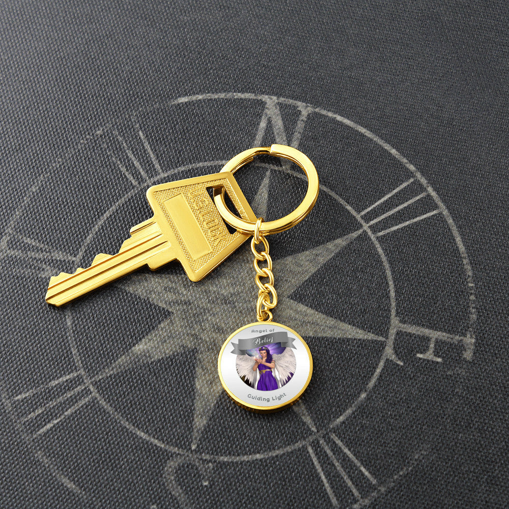 Belief - Guardian Angel Affirmation Keychain - More Than CharmsMore Than Charms