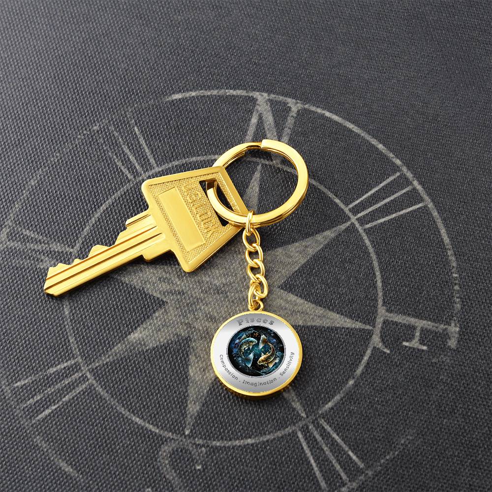 Pisces - Affirmation Keychain - More Than CharmsMore Than Charms