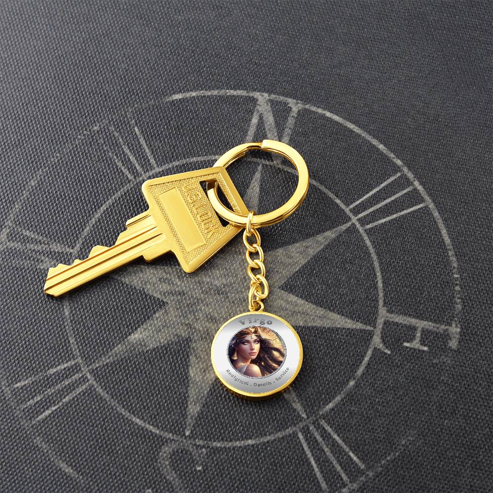 Virgo - Affirmation Keychain - More Than CharmsMore Than Charms