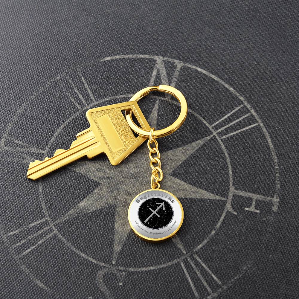 Sagittarius - Affirmation Keychain - More Than CharmsMore Than Charms