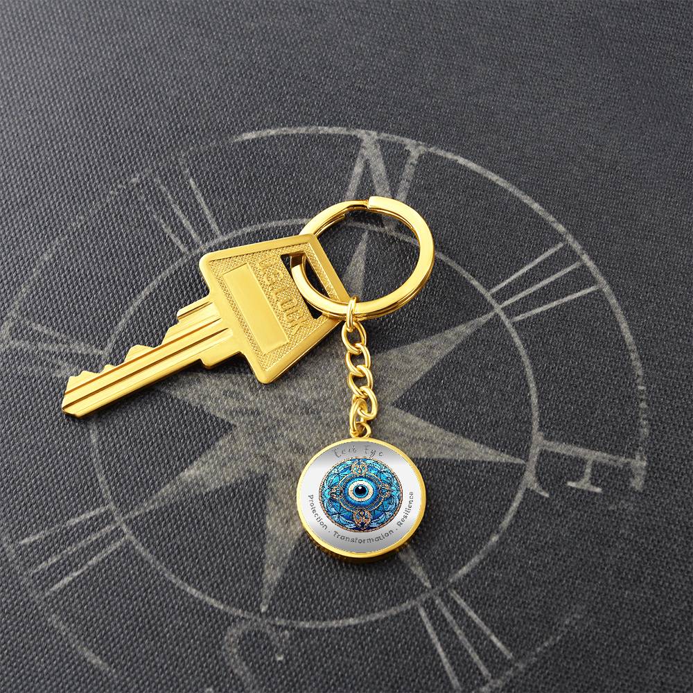 Evil Eye - Affirmation Keychain - More Than CharmsMore Than Charms