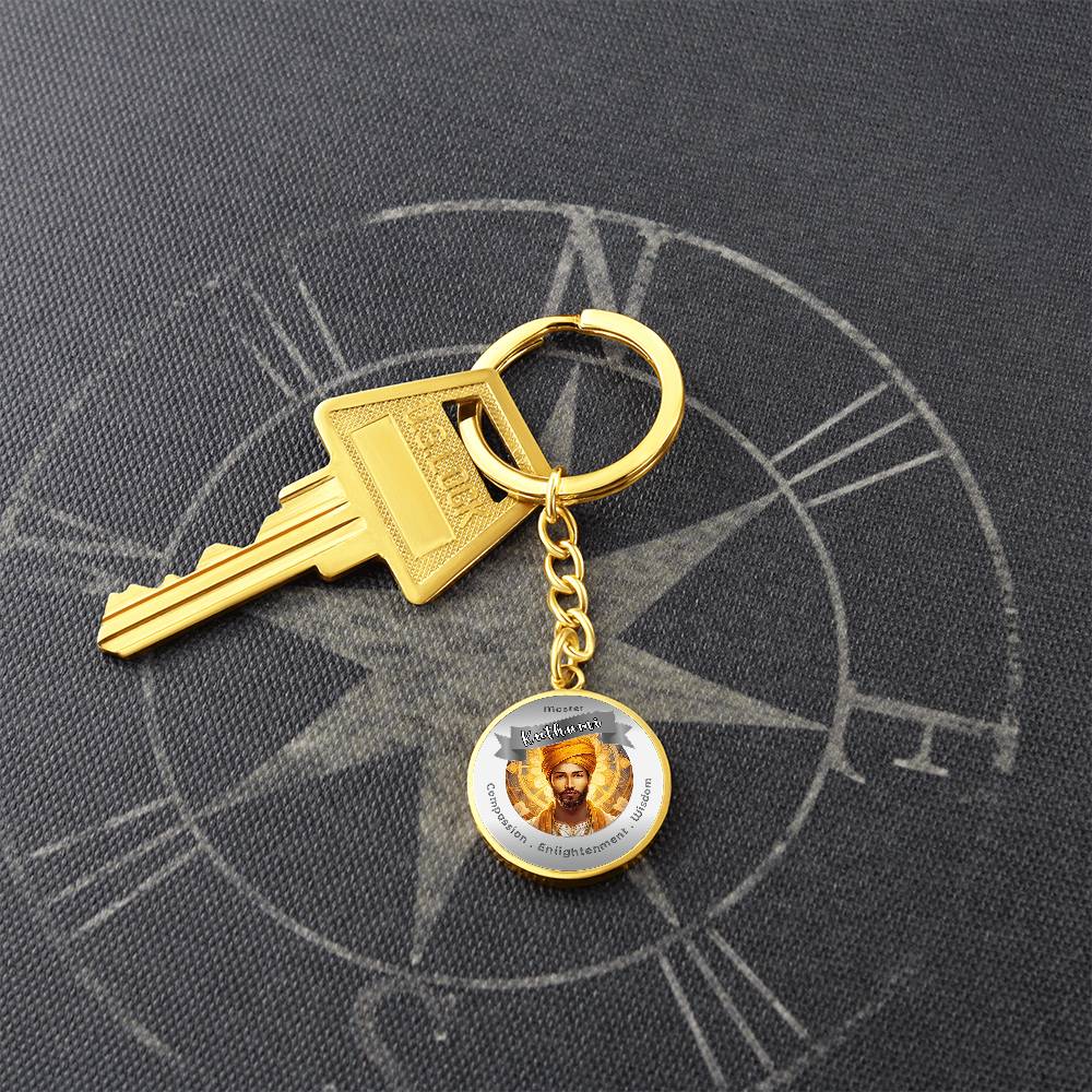 Kuthumi - Affirmation Keychain For Compassion, Enlightenment & Wisdom - More Than CharmsMore Than Charms