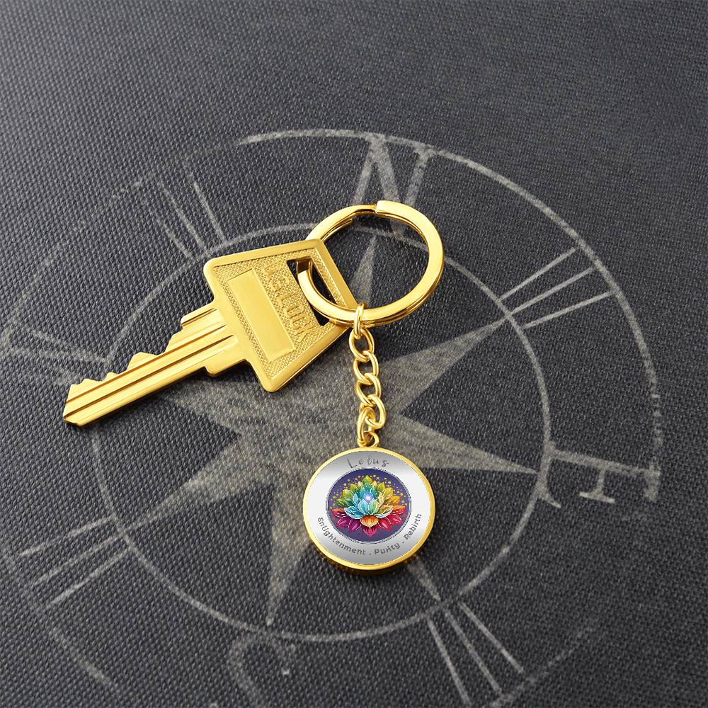 Lotus - Affirmation Keychain - More Than CharmsMore Than Charms