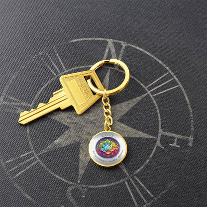 Lotus - Affirmation Keychain - More Than CharmsMore Than Charms