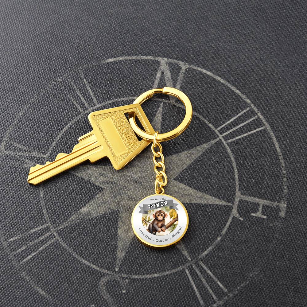 Monkey - Power Animal Affirmation Keychain - More Than CharmsMore Than Charms