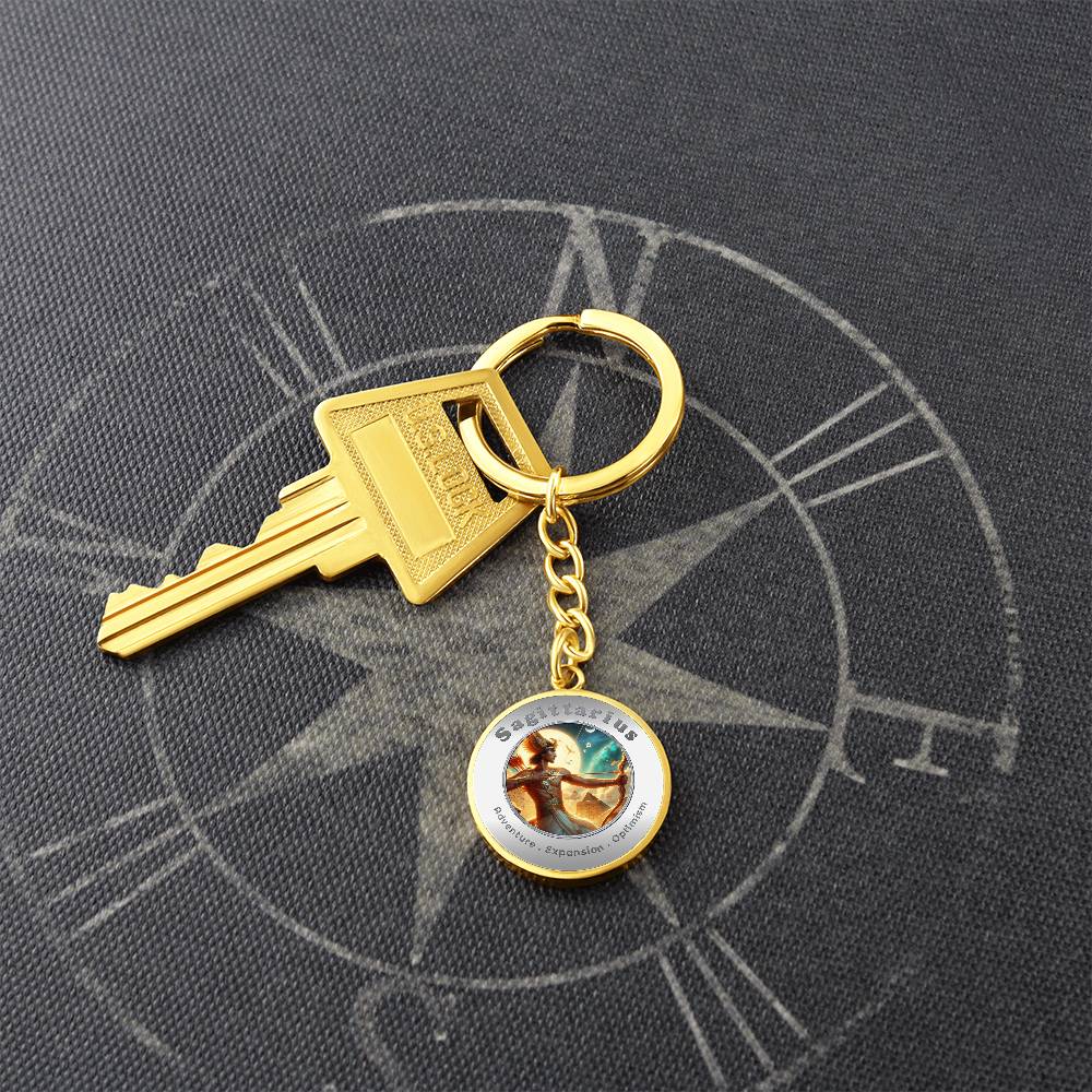 Sagittarius - Affirmation Keychain - More Than CharmsMore Than Charms