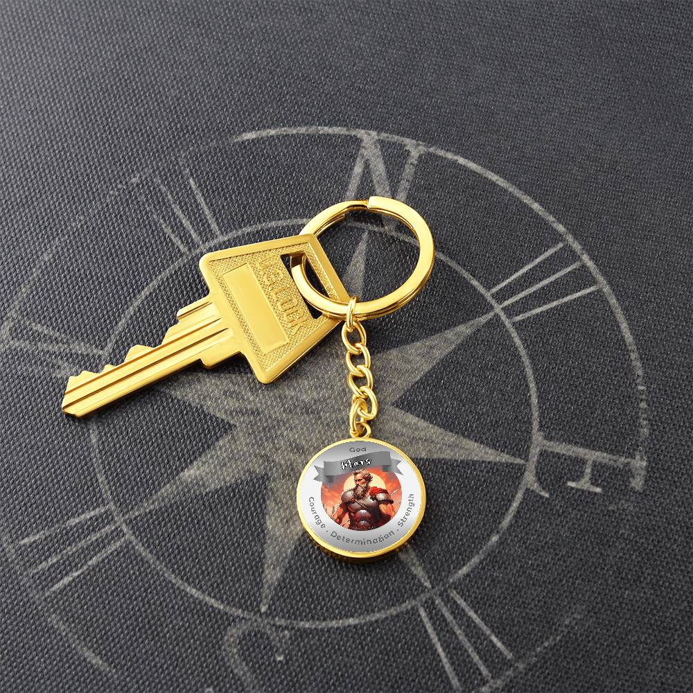 Mars- Affirmation Keychain For Courage Determination Strength - More Than CharmsMore Than Charms