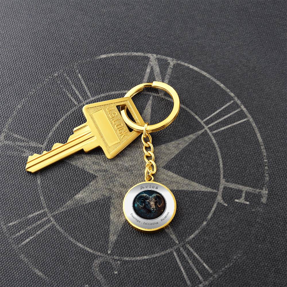 Aries - Affirmation Keychain - More Than CharmsMore Than Charms