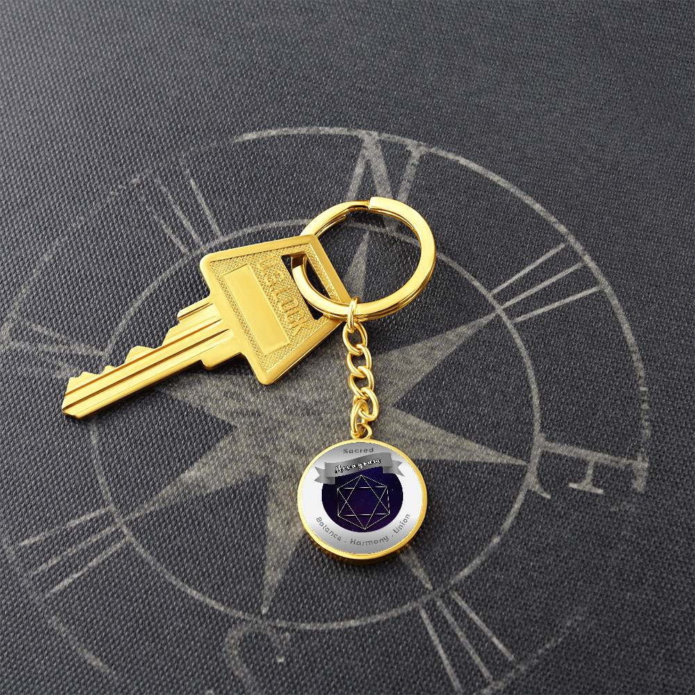 Hexagram - Affirmation Keychain - More Than CharmsMore Than Charms