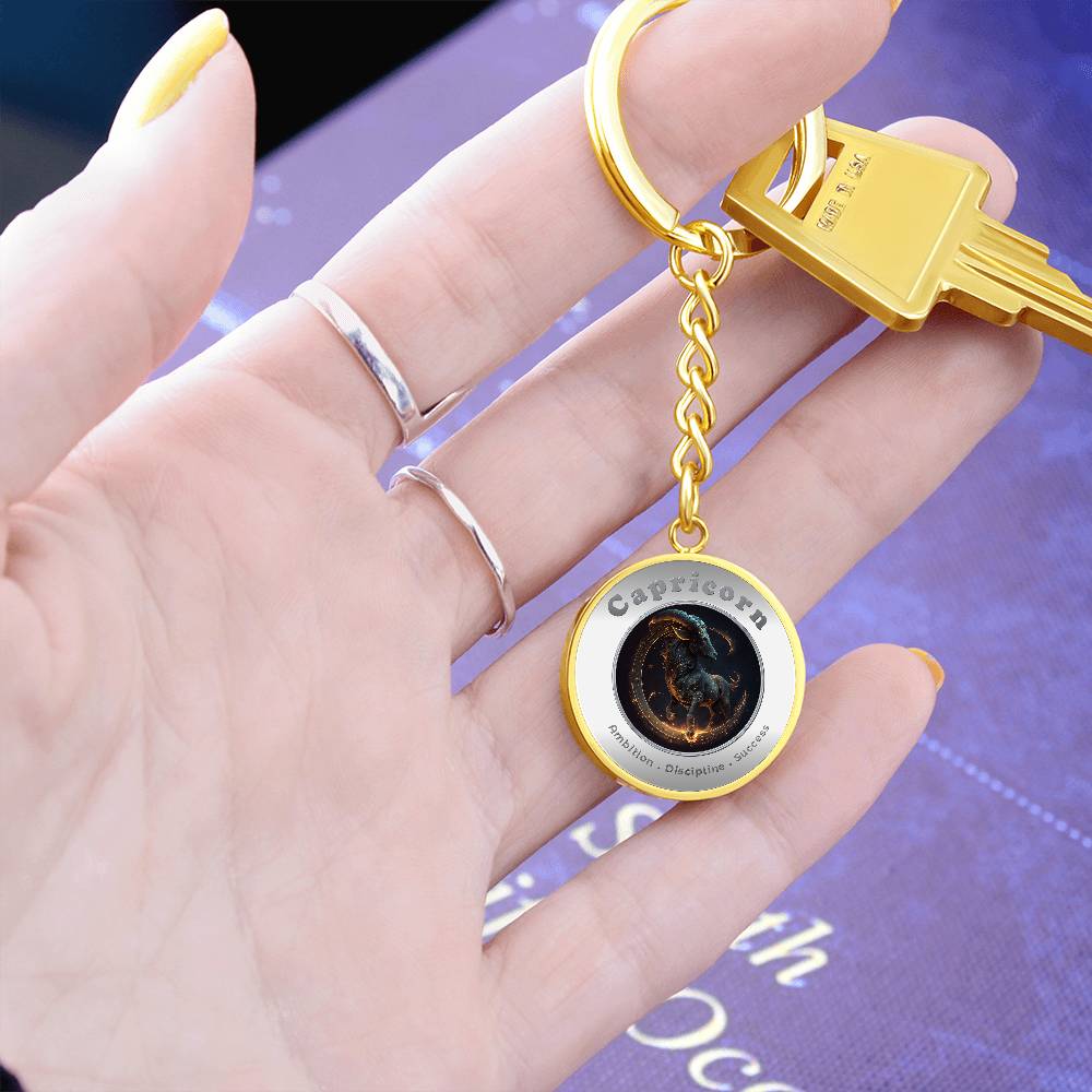 Capricorn - Affirmation Keychain - More Than CharmsMore Than Charms
