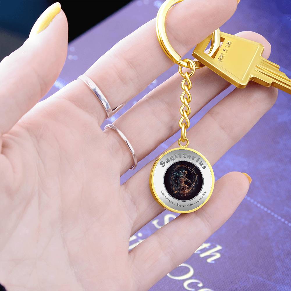 Sagittarius - Affirmation Keychain - More Than CharmsMore Than Charms