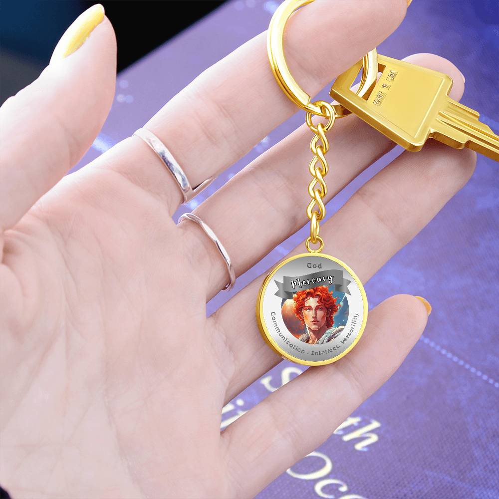 Mercury- Affirmation Keychain For Communication Intellect Versatility - More Than CharmsMore Than Charms