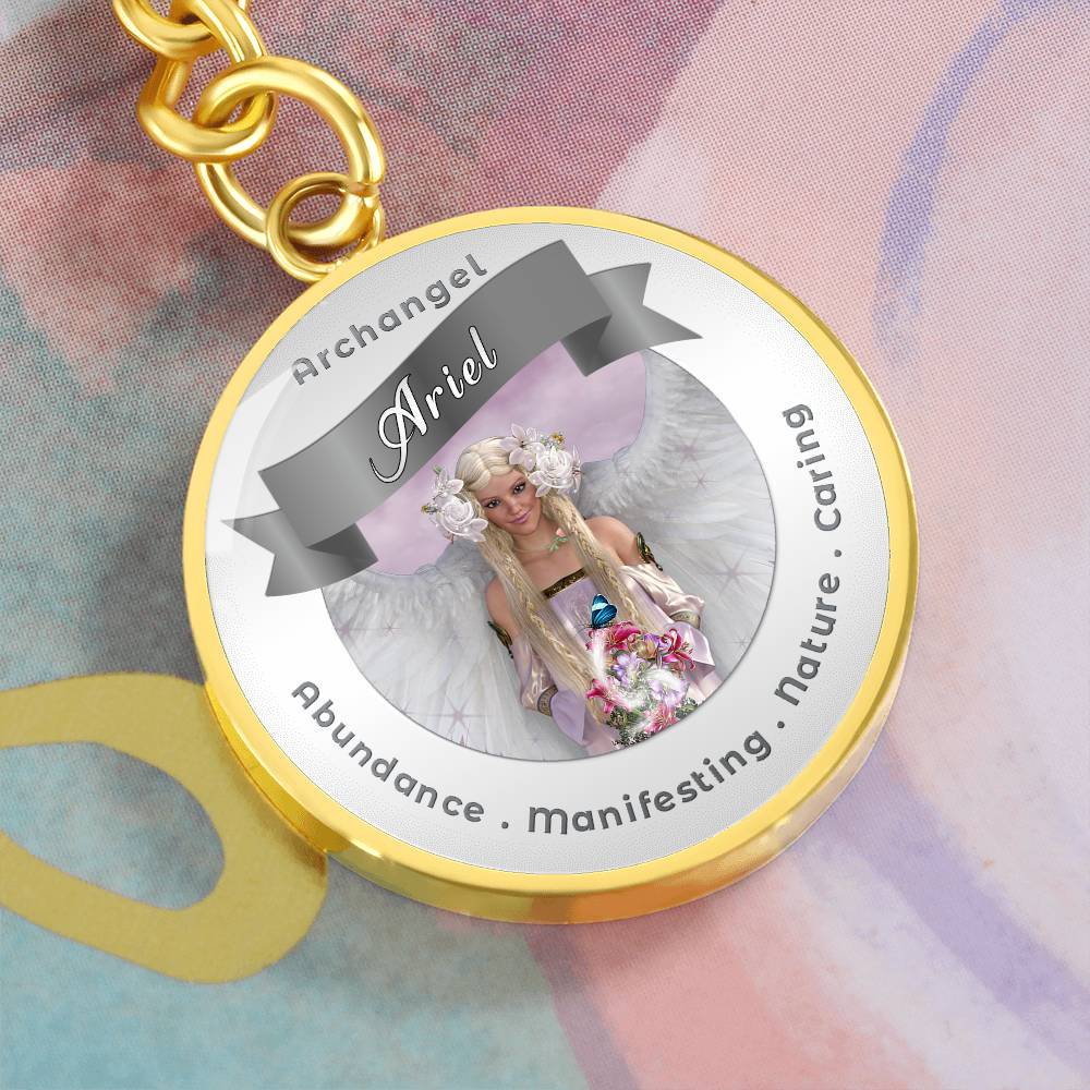 Archangel Ariel- Affirmation Keychain - More Than CharmsMore Than Charms