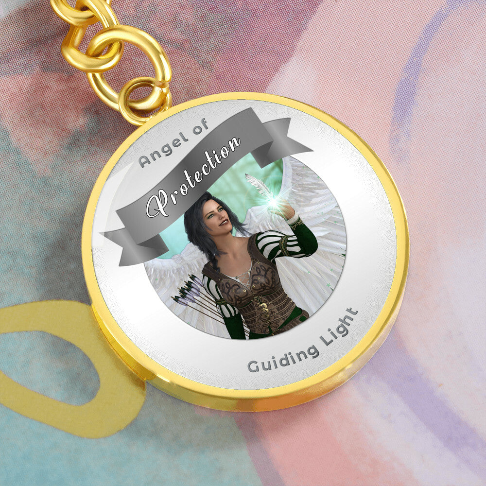 Protection - Guardian Angel Affirmation Keychain - More Than CharmsMore Than Charms