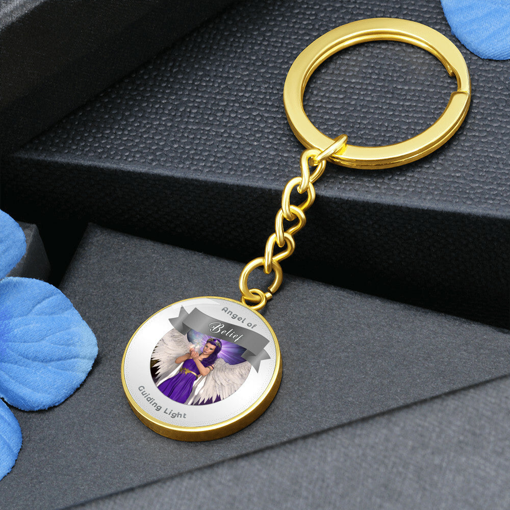 Belief - Guardian Angel Affirmation Keychain - More Than CharmsMore Than Charms