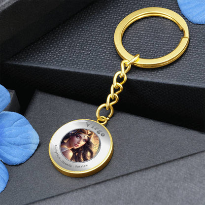 Virgo - Affirmation Keychain - More Than CharmsMore Than Charms