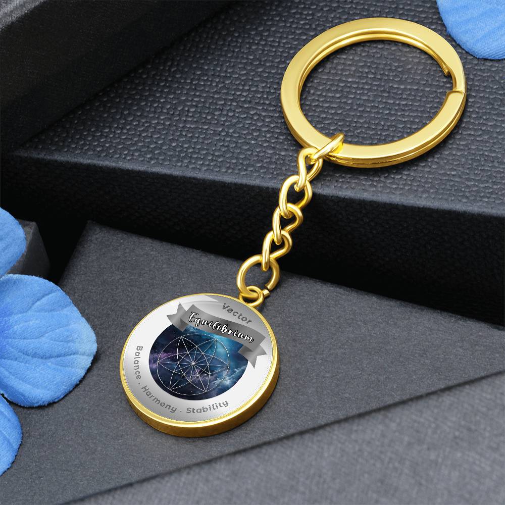 Vector Equilibrium - Affirmation Keychain - More Than CharmsMore Than Charms