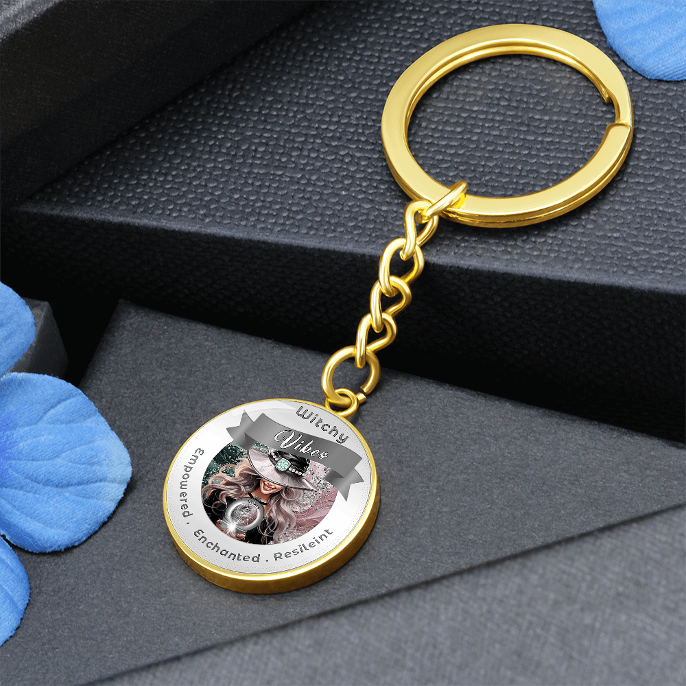 Witchy Vibes - Blond - Affirmation Keychain