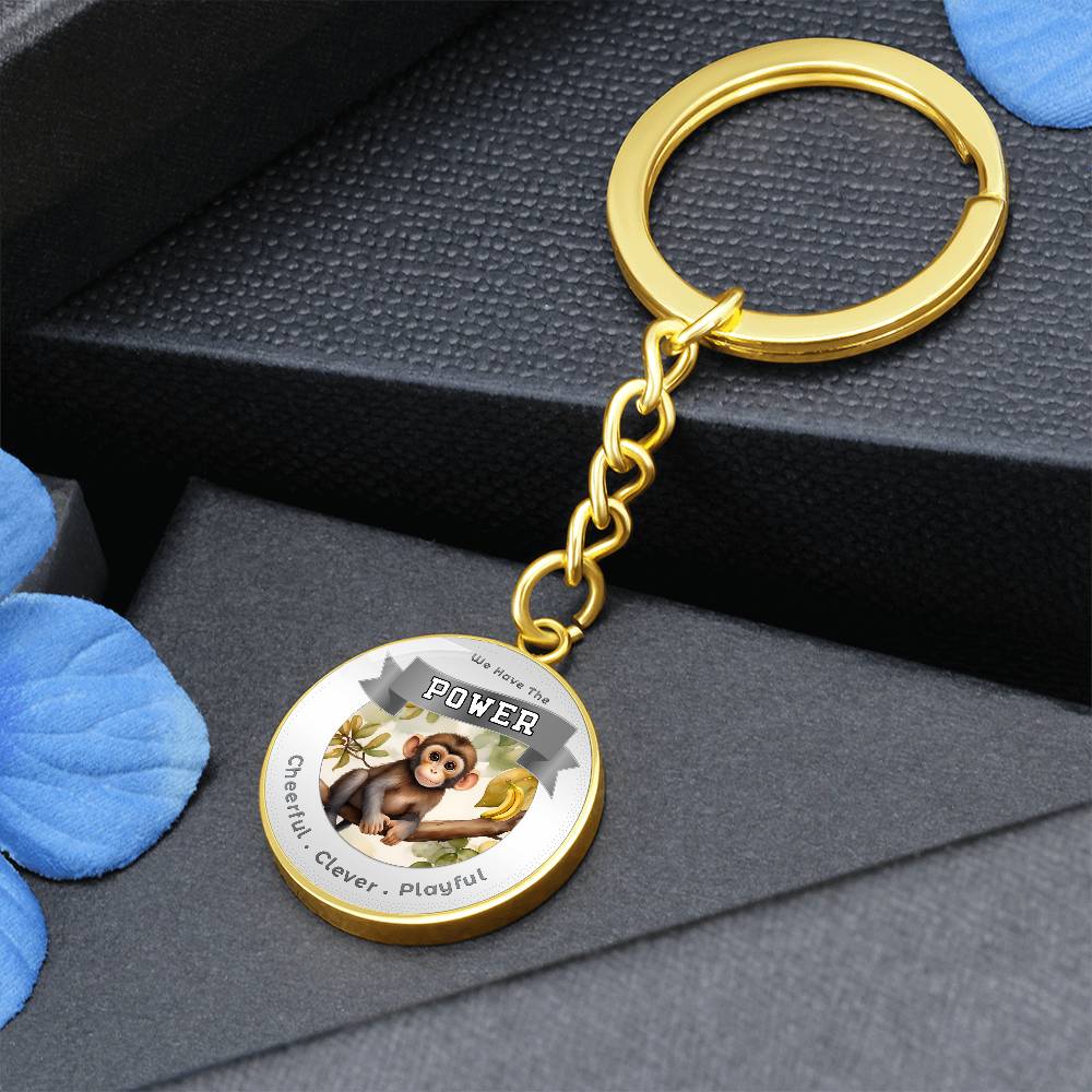 Monkey - Power Animal Affirmation Keychain - More Than CharmsMore Than Charms