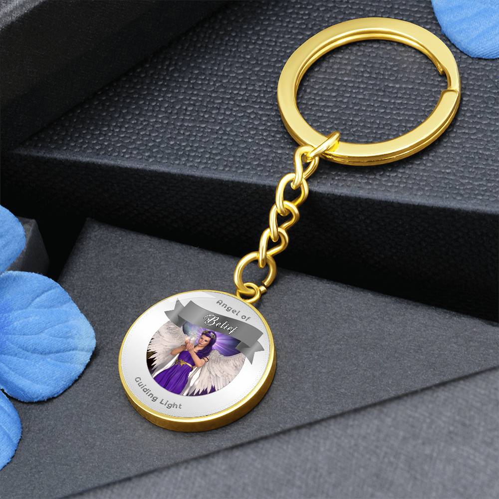 Belief - Guardian Angel Affirmation Keychain - More Than CharmsMore Than Charms