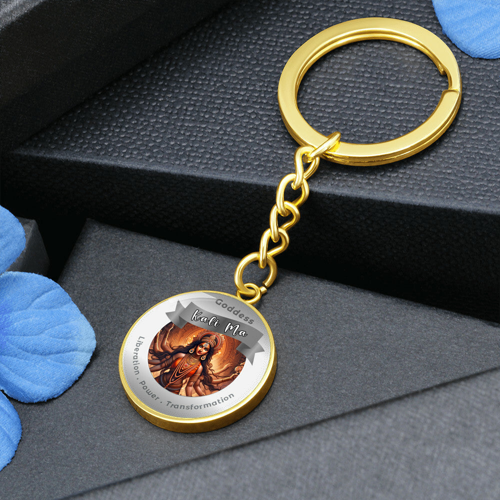 Goddess Kali - Affirmation Keychain For Liberation Power Transformation- More Than CharmsMore Than Charms