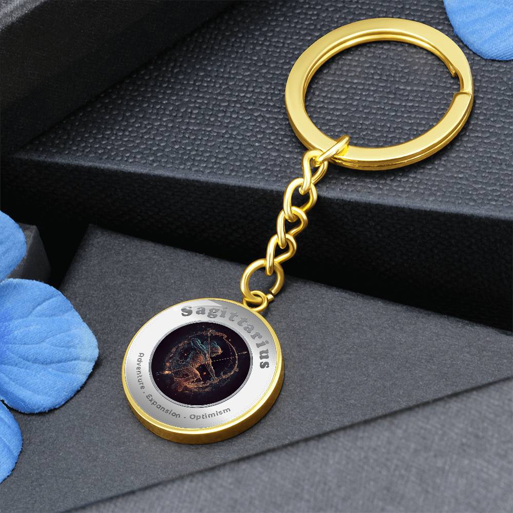 Sagittarius - Affirmation Keychain - More Than CharmsMore Than Charms