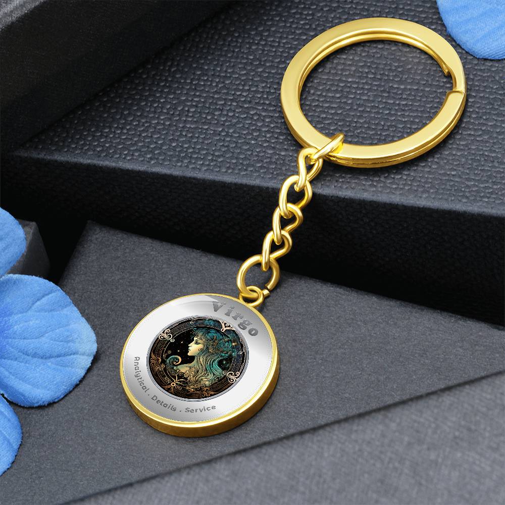 Virgo - Affirmation Keychain - More Than CharmsMore Than Charms