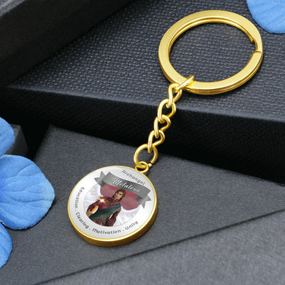 Archangel Metatron - Affirmation Keychain For Clearing, Education, Motivation & Unity - More Than CharmsMore Than Charms