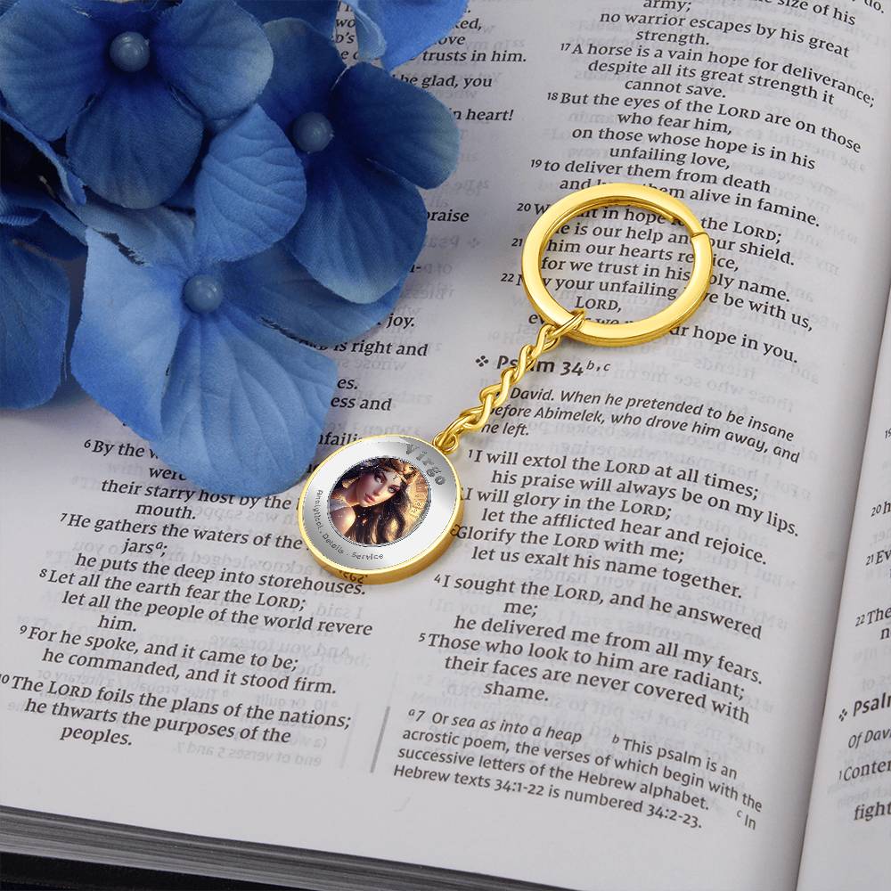 Virgo - Affirmation Keychain - More Than CharmsMore Than Charms