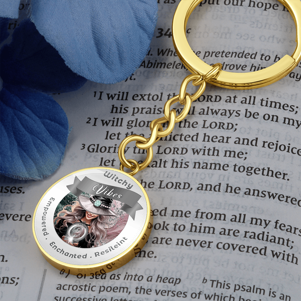 Witchy Vibes - Blond - Affirmation Keychain