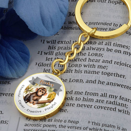 Monkey - Power Animal Affirmation Keychain - More Than CharmsMore Than Charms