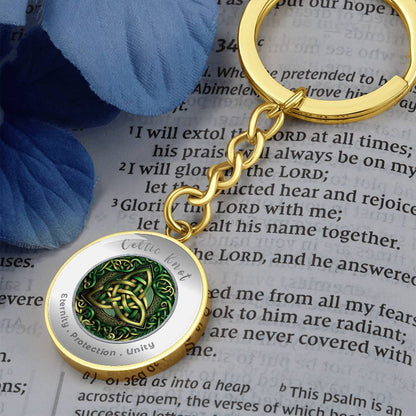 Celtic Knot - Affirmation Keychain - More Than CharmsMore Than Charms