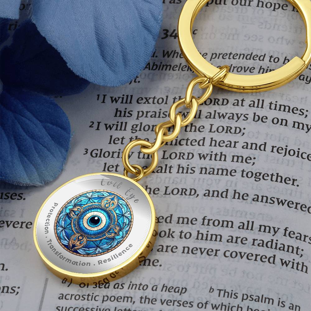 Evil Eye - Affirmation Keychain - More Than CharmsMore Than Charms