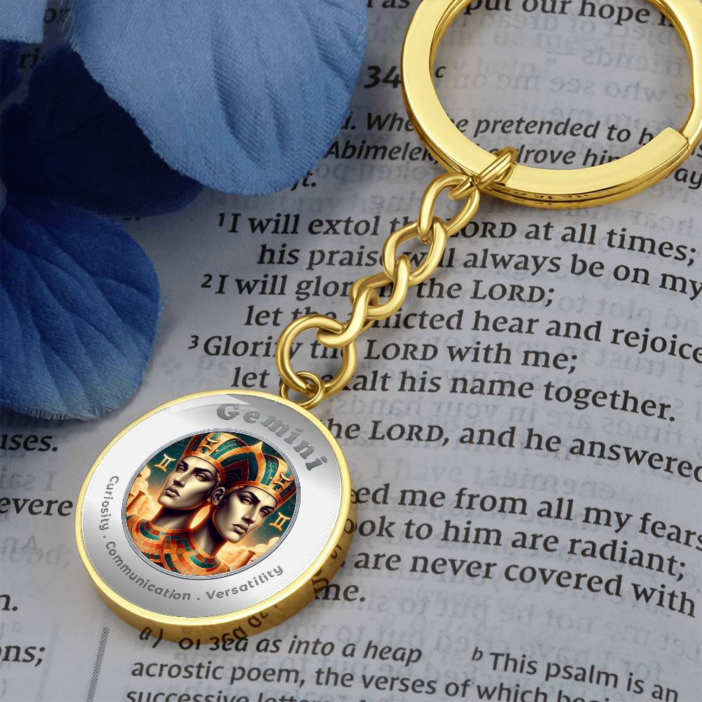 Gemini - Affirmation Keychain - More Than CharmsMore Than Charms