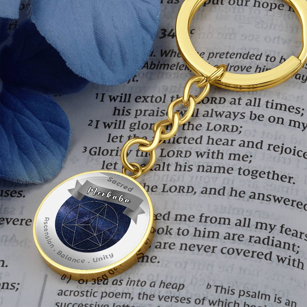 Merkaba - Affirmation Keychain - More Than CharmsMore Than Charms
