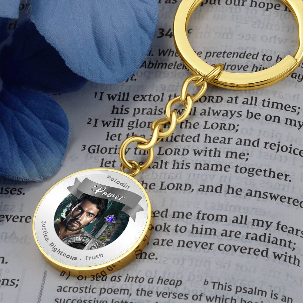 Paladin - RPG Fantasy Affirmation Keychain - More Than CharmsMore Than Charms