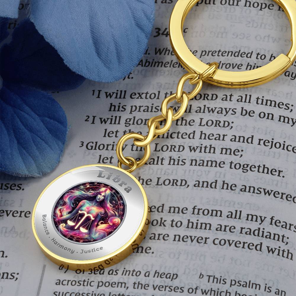 Libra - Affirmation Keychain - More Than CharmsMore Than Charms