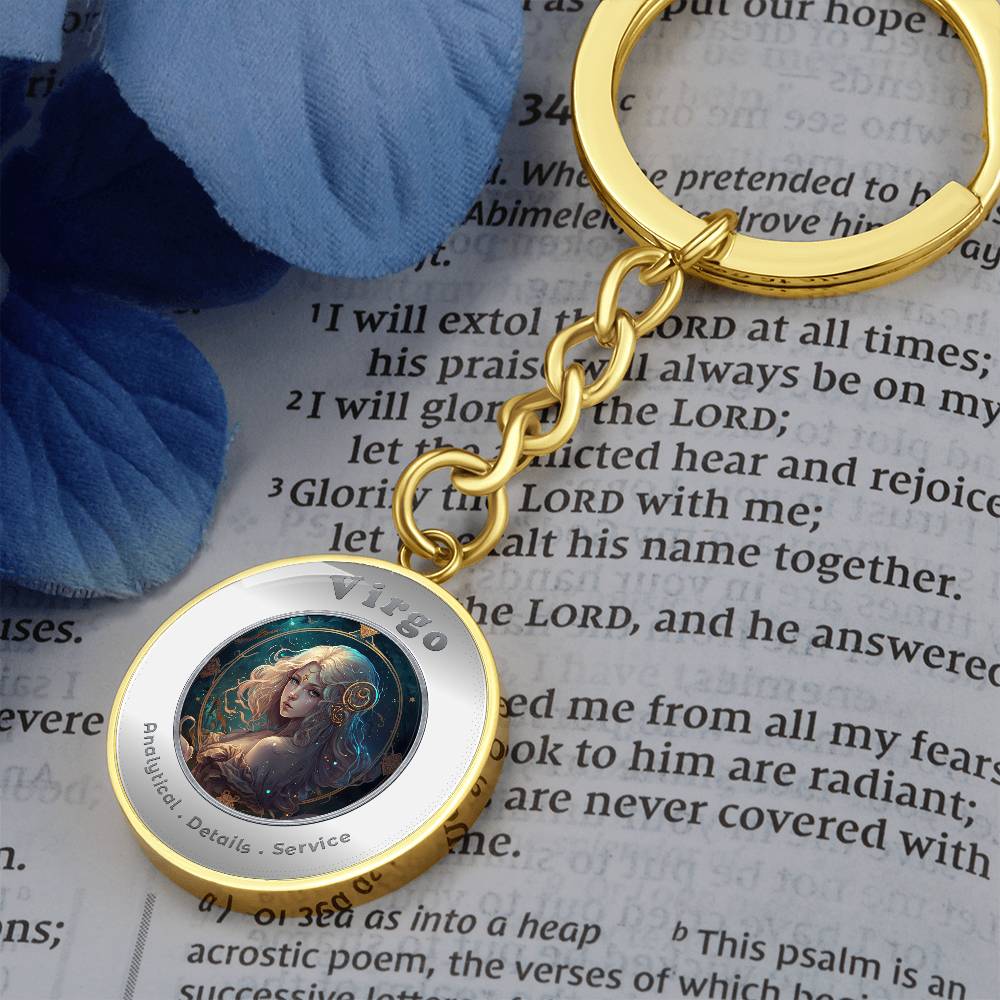 Virgo- Affirmation Keychain - More Than CharmsMore Than Charms
